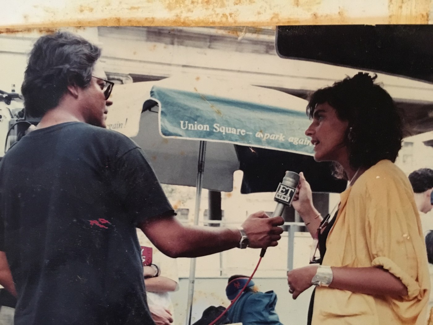 Laurie Meadoff — ET News interview, Union Square